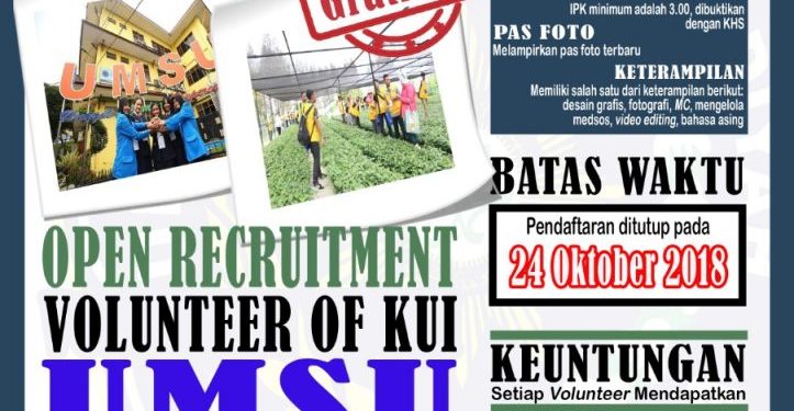 Open Recruitment Volunteer of LKUI UMSU